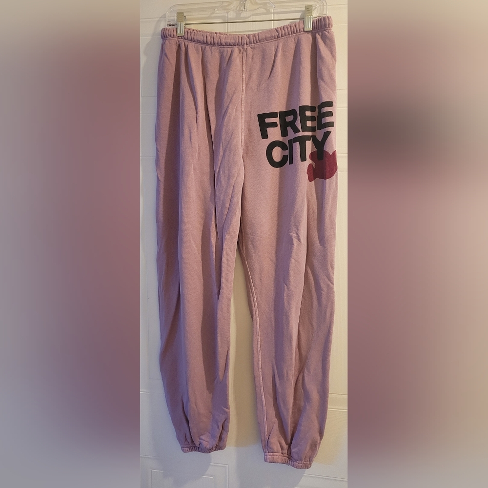 Freecity FREE CITY Lavender Sweatpant Joggers. XL - Picture 6 of 7
